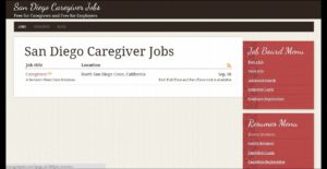 San Diego Caregiver Jobs Board